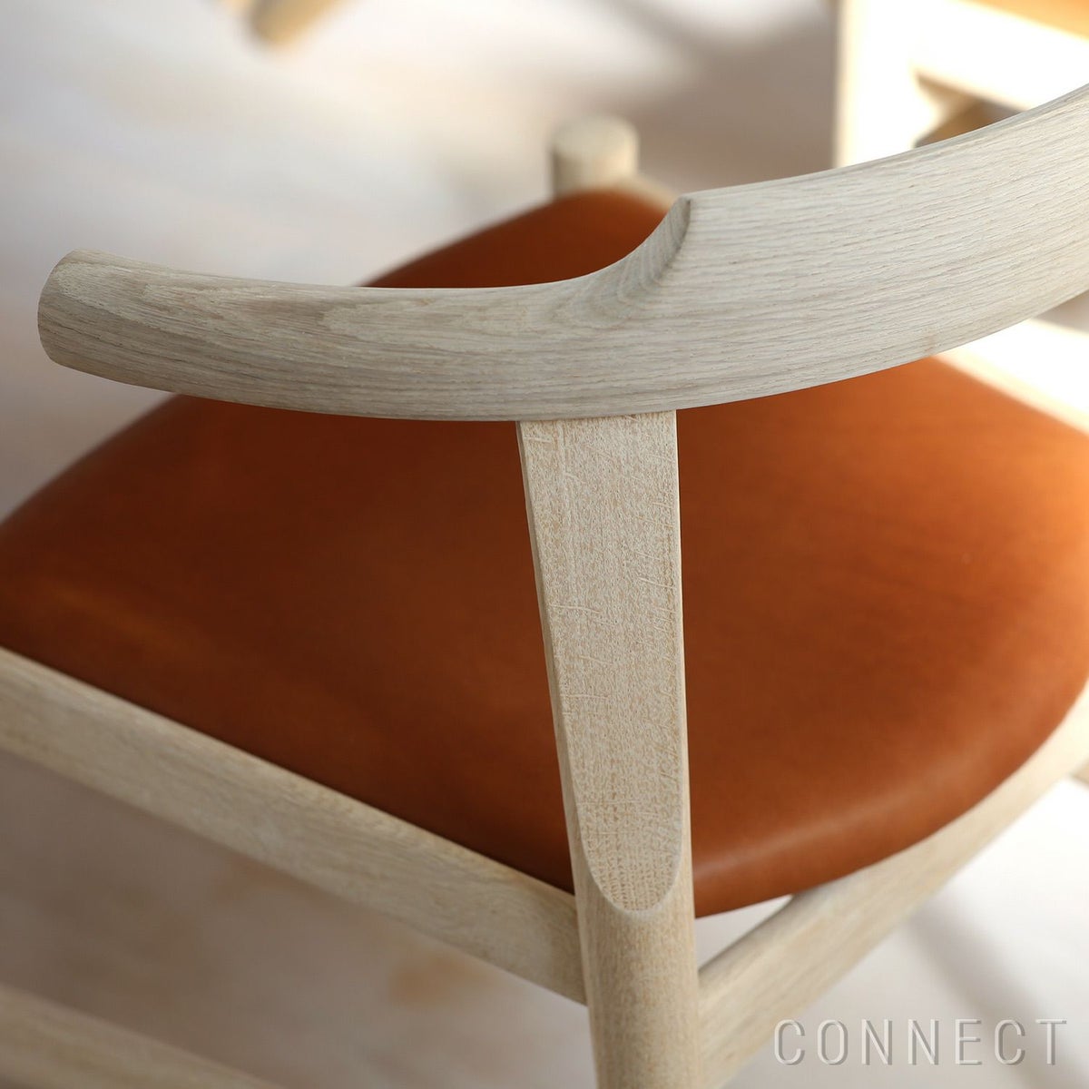 PP Mobler（PPモブラー） / PP58 チェア / オーク材・ソープ仕上げ / レザー / Vacona Cognac