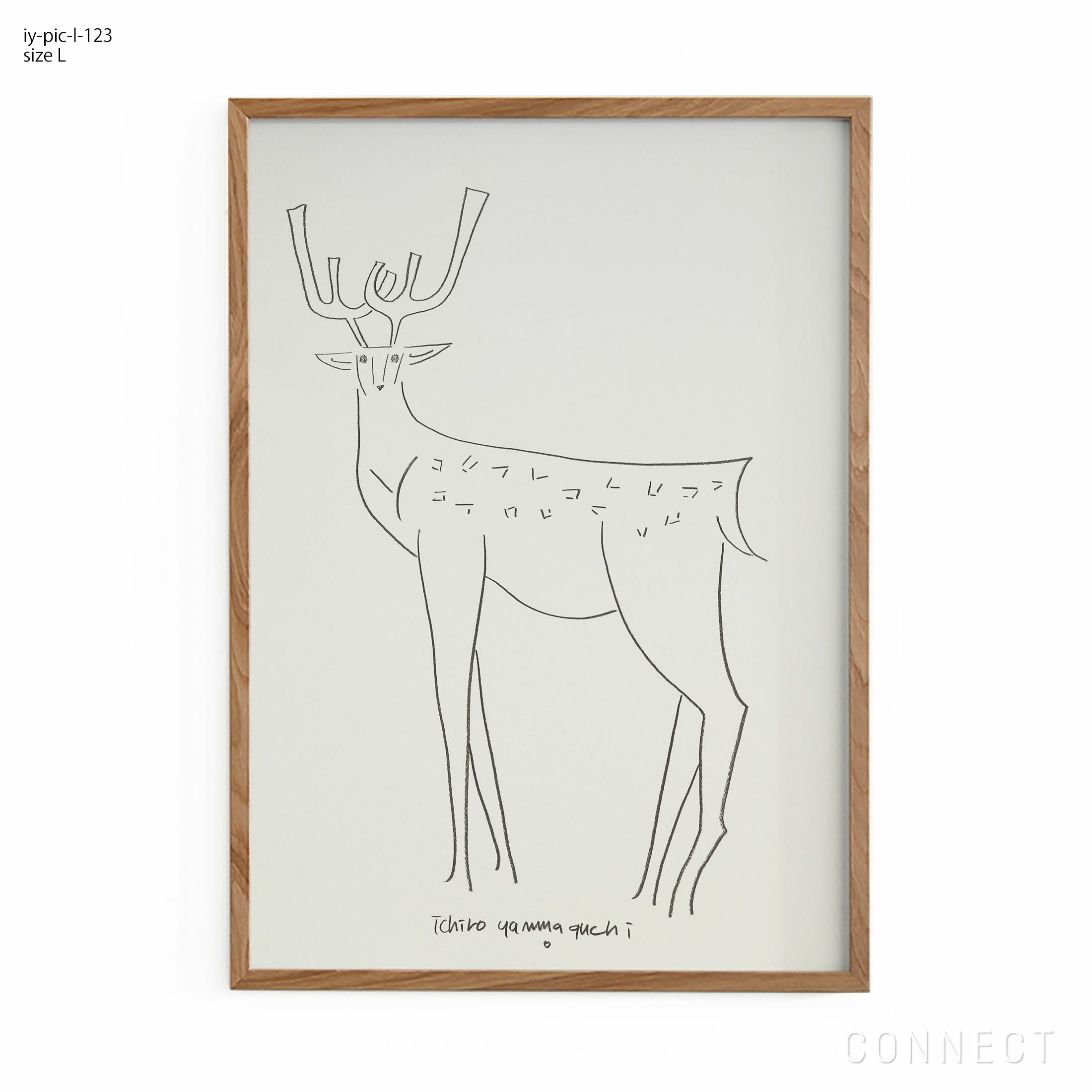 山口一郎　ジグ　シカ　無印　reindeer　ポスター 山口一郎 ジグ シカ 無印 reindeer ポスター 【公式通販】