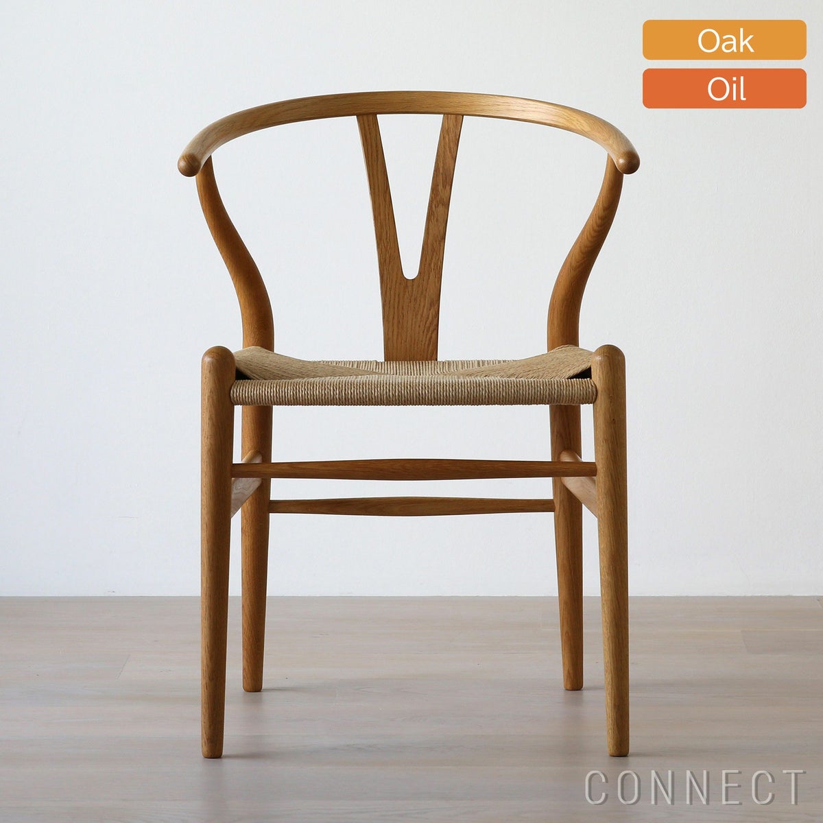 CONNECTセレクトダイニングセットCARL HANSEN & SON（カール・ハンセン＆サン） BA103 ホワイトラミネート天板（オーク材・オイル仕上げ）＋ CH24 / Yチェア （ワイチェア） オーク材・オイル仕上げ