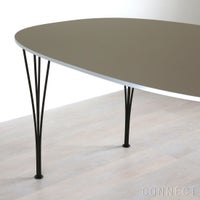 FRITZ HANSEN（フリッツ・ハンセン） / TABLE SERIES（テーブルシリーズ）B612 / スーパー楕円テーブル / ブラウンオッタワ / ブラウンブロンズ脚