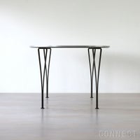 FRITZ HANSEN（フリッツ・ハンセン） / TABLE SERIES（テーブルシリーズ）B612 / スーパー楕円テーブル / グレー / ブラウンブロンズ脚
