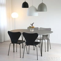 FRITZ HANSEN（フリッツ・ハンセン） / TABLE SERIES（テーブルシリーズ）B612 / スーパー楕円テーブル / グレー / ブラウンブロンズ脚