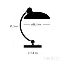 FRITZ HANSEN（フリッツ・ハンセン） / KAISER idell（カイザー・イデル） / Luxus テーブルランプ・デスクスタンド / イージーグレー・真鍮（無加工）