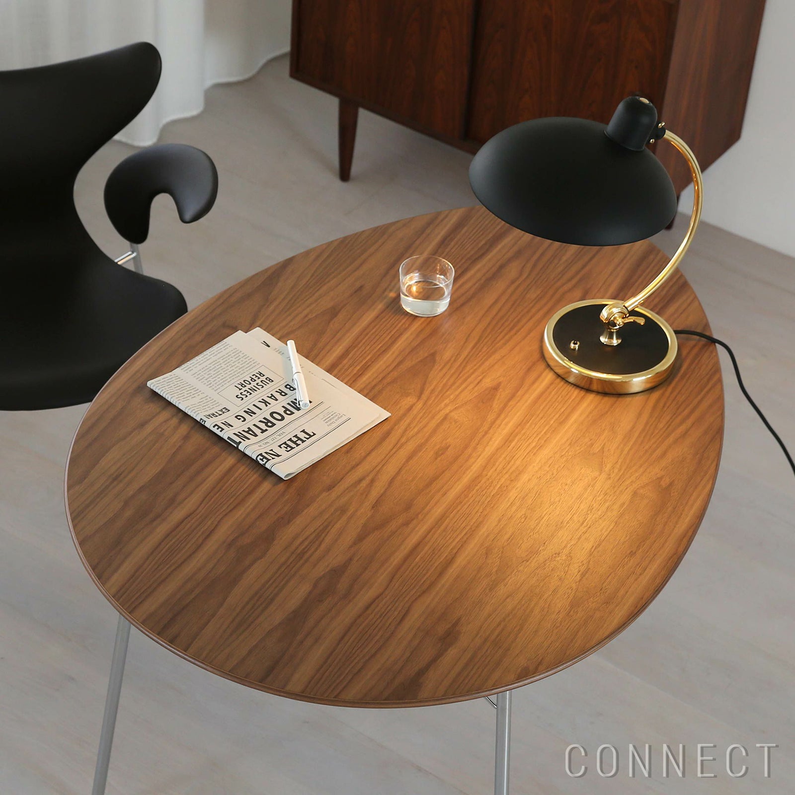 エッグテーブル ヤコブセン テーブル Arne Jacobsen model 3603 Egg table and model 3100 Ant chair in Brazilian rosewood 北欧ヴィンテージ・工芸・アート