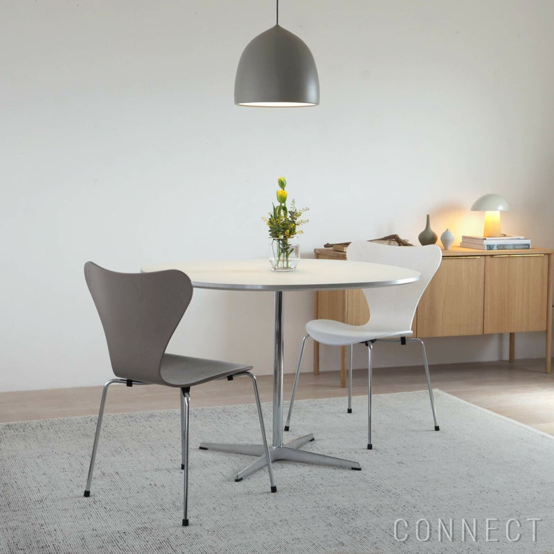 FRITZ HANSEN（フリッツ・ハンセン） / TABLE SERIES（テーブルシリーズ）A603 / スーパー円テーブル / ホワイト / クローム脚