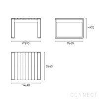 CARL HANSEN & SON （カール・ハンセン＆サン） / BK16 SIDE TABLE（サイドテーブル） / チーク材 / INDOOR-OUTDOOR（屋外・アウトドア用）