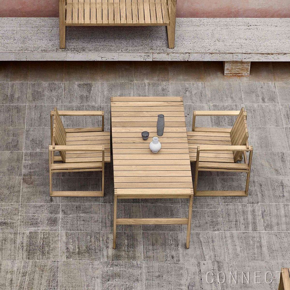 CARL HANSEN & SON （カール・ハンセン＆サン） / BK15 DINING TABLE（ダイニングテーブル） / チーク材 / INDOOR-OUTDOOR（屋外・アウトドア用）
