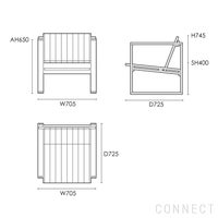 CARL HANSEN & SON （カール・ハンセン＆サン） / BK11 LOUNGE CHAIR（ラウンジチェア） / チーク材・無塗装 / INDOOR-OUTDOOR（屋外・アウトドア用）