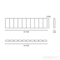 CARL HANSEN & SON （カール・ハンセン＆サン） / CU BM1871 CUSHION（BM1871ベンチ専用クッション） / Heritage Papyrus 18006 / BM OUTDOOR SERIES（BMアウトドアシリーズ）（屋外・アウトドア用）