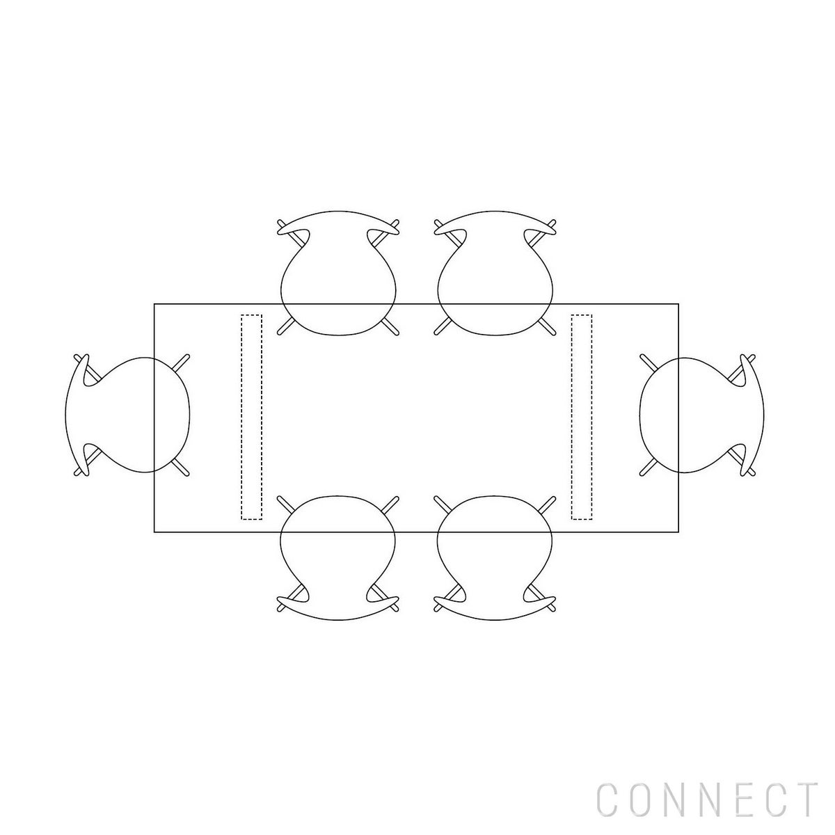 FRITZ HANSEN（フリッツ・ハンセン） / ESSAY（エッセイテーブル） / CM21 / オーク材・ホワイトオイル仕上げ