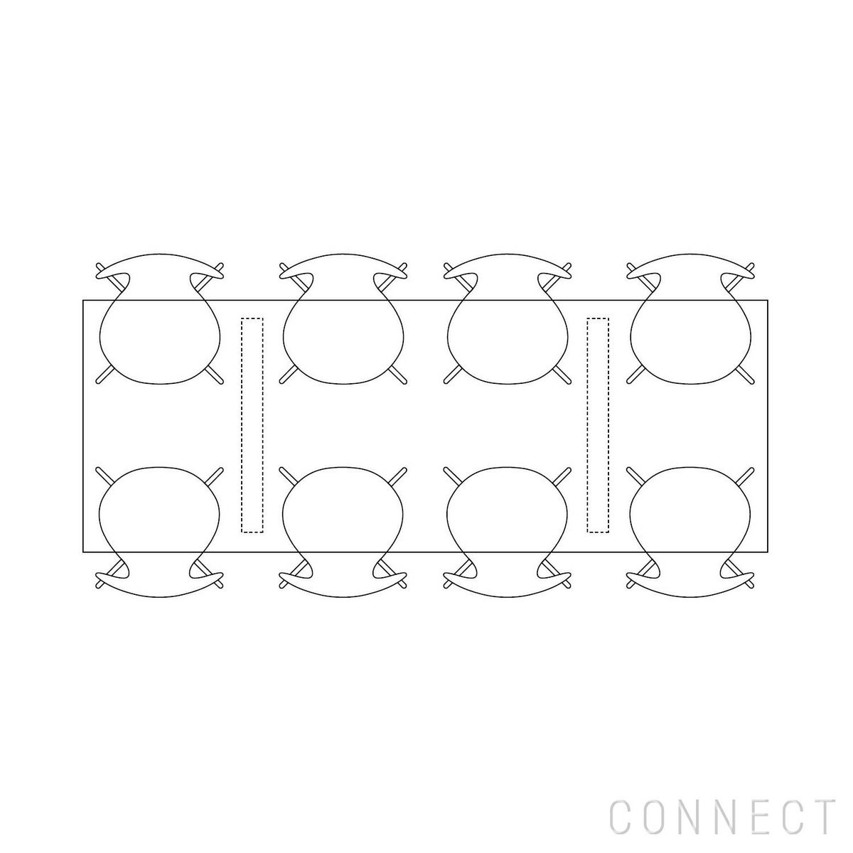 FRITZ HANSEN（フリッツ・ハンセン） / ESSAY（エッセイテーブル） / CM27 / オーク材・ナチュラルオイル仕上げ