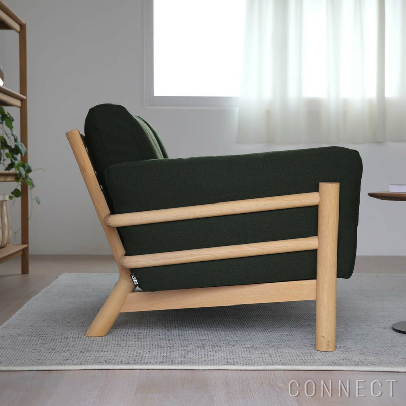 【アウトレット】KARIMOKU NEW STANDARD（カリモク ニュースタンダード） / CASTOR SOFA （キャストールソファ）/ 2-SEATER / PURE OAK （2シーター / ピュアオーク）/Vidar972
