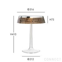 FLOS（フロス） / BON JOUR（ボンジュール） / クローム / スモーキーグレー / テーブルランプ