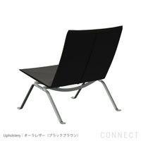 FRITZ HANSEN（フリッツ・ハンセン） / PK22（ピーケー22） オーラレザー / ブラックブラウン / サテン仕上げステンレススチール
