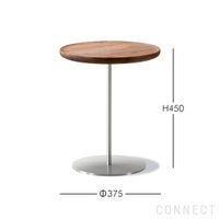 FREDERICIA（フレデリシア） / Pal Side Table（パルサイドテーブル） / Model 6751 / ウォルナット材・オイル仕上げ / Φ37.5