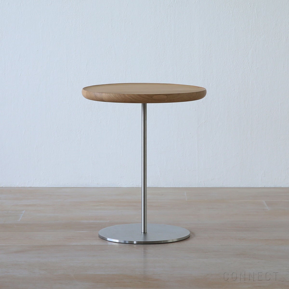 FREDERICIA（フレデリシア） / Pal Side Table（パルサイドテーブル） / Model 6751 / オーク材・ライトオイル仕上げ / ステンレスベース / Φ37.5