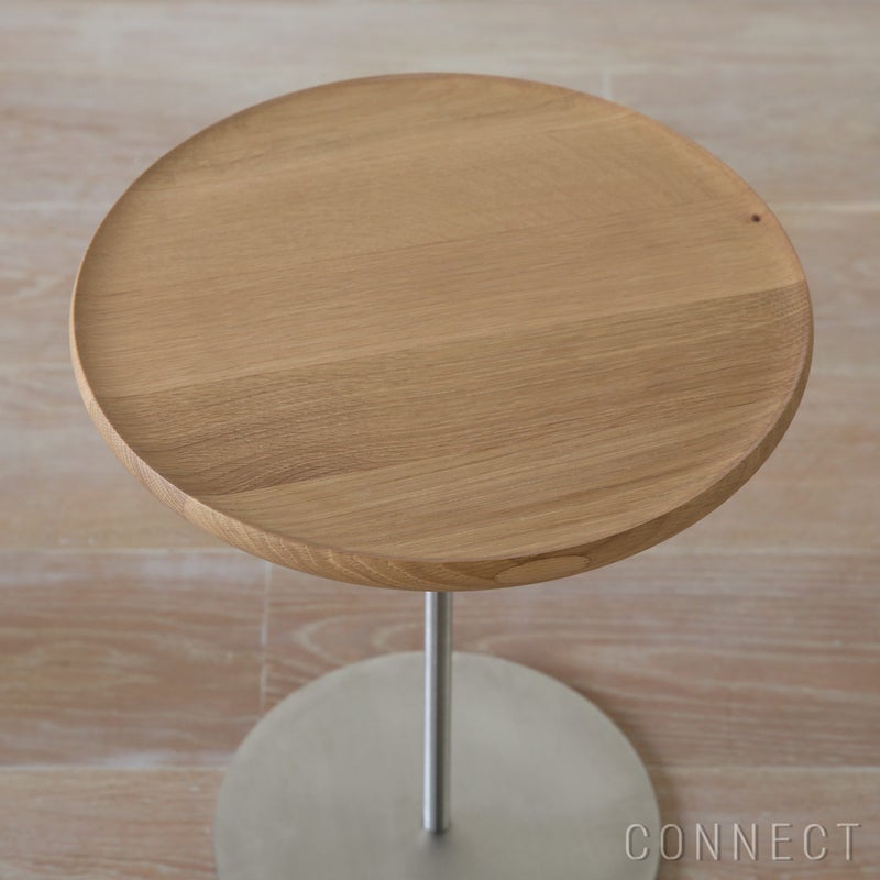 FREDERICIA（フレデリシア） / Pal Side Table（パルサイドテーブル） / Model 6751 / オーク材・ライトオイル仕上げ / ステンレスベース / Φ37.5
