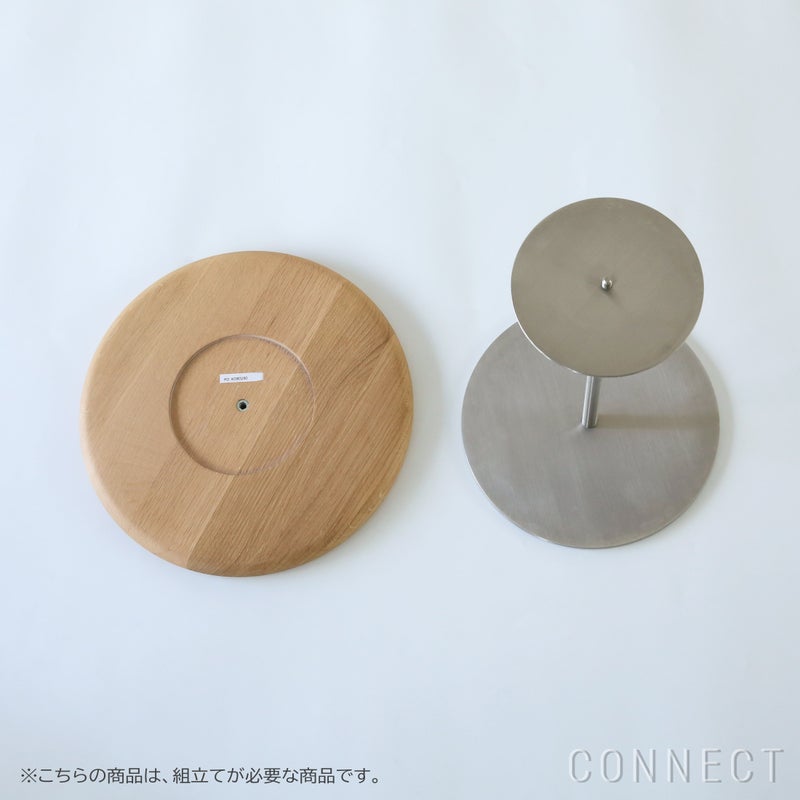 REDERICIA（フレデリシア） / Pal Side Table（パルサイドテーブル） / Model 6755 / オーク材・ライトオイル仕上げ / ブラックベース / Φ44
