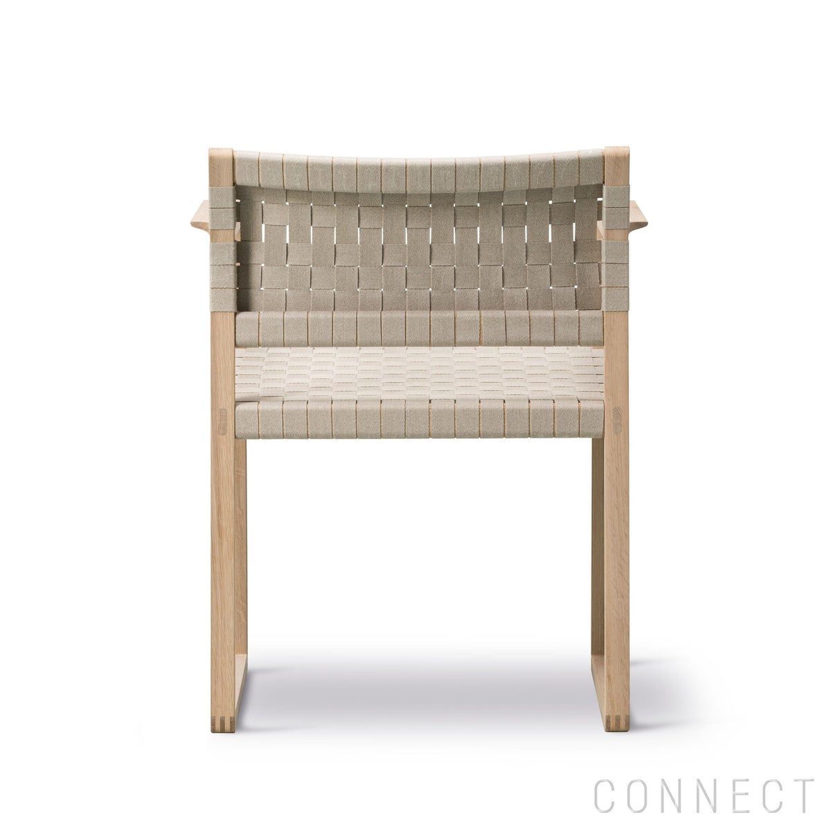 FREDERICIA（フレデリシア） / BM62 Armchair（アームチェア） / Model 3362 / オーク材・オイル仕上げ / リネンウェビング（ナチュラル）