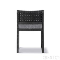 FREDERICIA（フレデリシア） / BM61 Chair / Model 3361 / オーク材・ブラックラッカー仕上げ / リネンウェビング（ブラック）