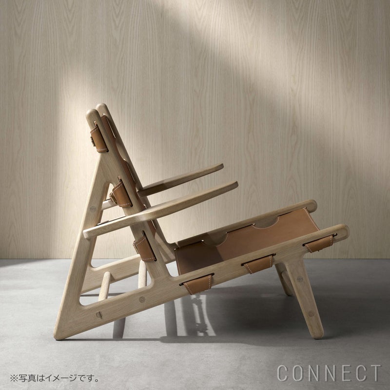 FREDERICIA（フレデリシア） / The Hunting Chair（ハンティングチェア） / Model 2229 / オーク材・ソープ仕上げ / レザー（Vegeta 90） / ラウンジチェア