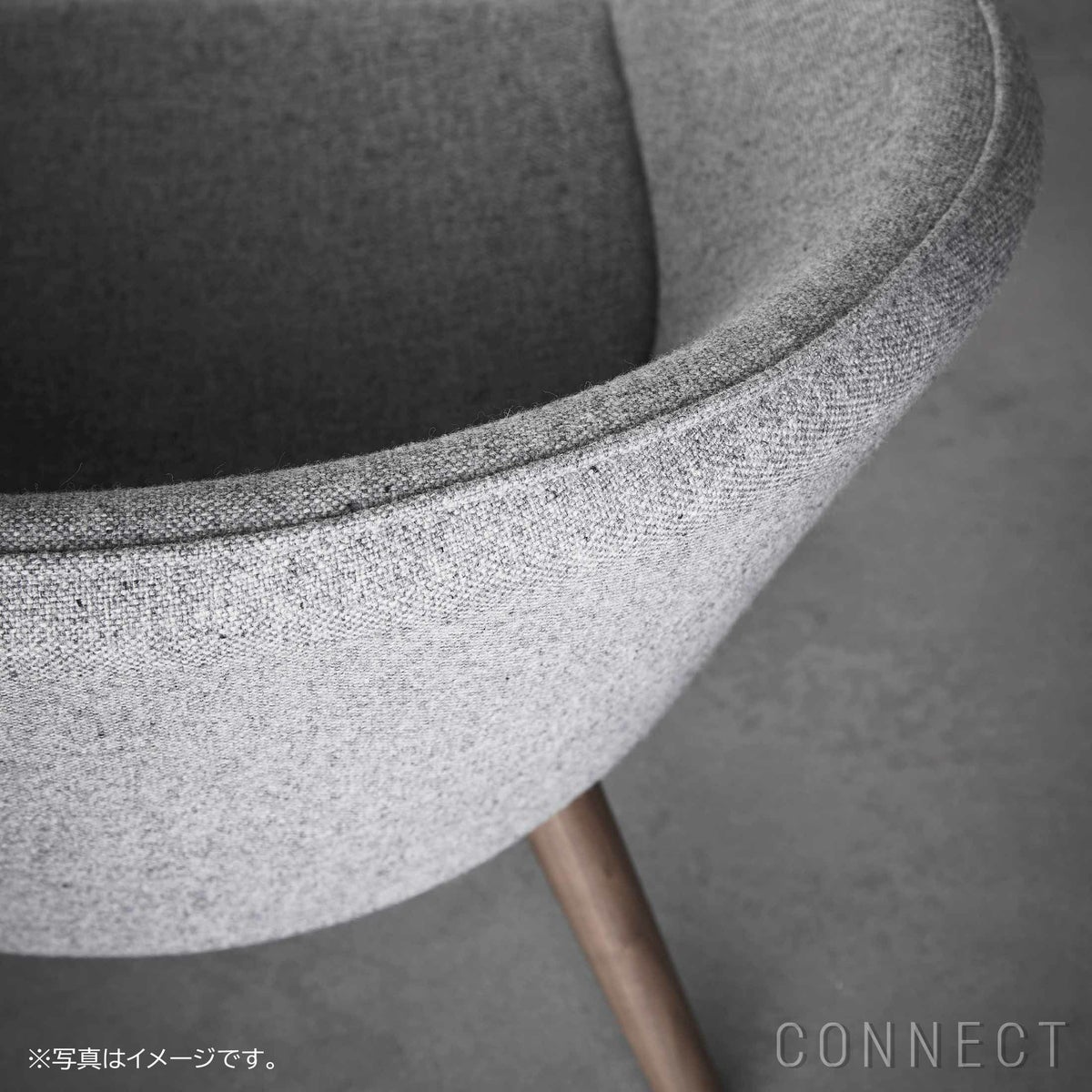 FREDERICIA（フレデリシア） / Ditzel Lounge Chair（ディッツェルラウンジチェア） / Model 2631 / ウォルナット材・ラッカー仕上げ / Hallingdal 130（ハリンダル）
