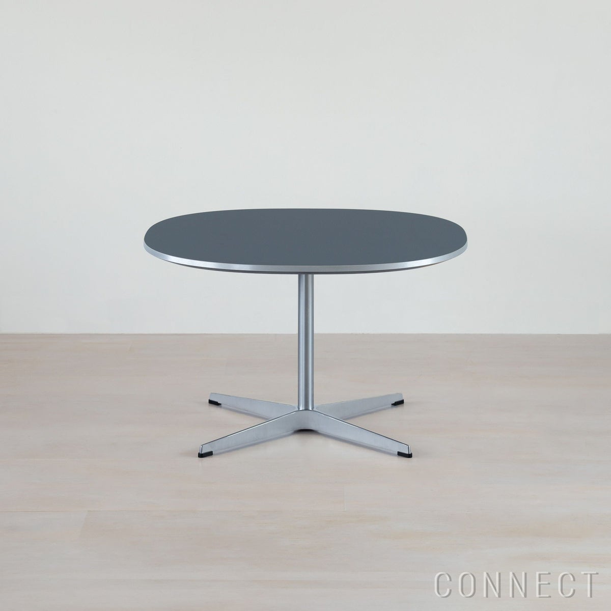 FRITZ HANSEN（フリッツ・ハンセン） / COFFEE TABLE（コーヒーテーブル）A202 / スーパー円テーブル / グレー / クローム脚