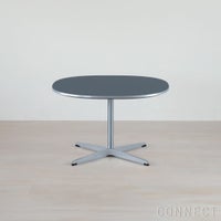 FRITZ HANSEN（フリッツ・ハンセン） / COFFEE TABLE（コーヒーテーブル）A202 / スーパー円テーブル / グレー / クローム脚