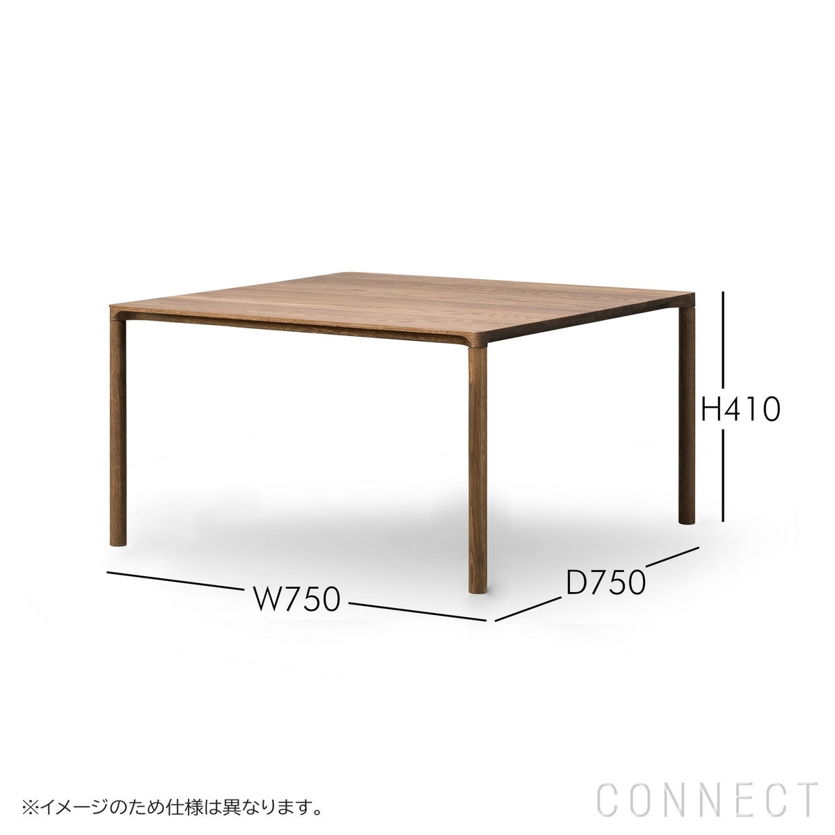 FREDERICIA（フレデリシア） / Piloti Wood Coffee Table（ピロッティウッドコーヒーテーブル） / Model 6720 / オーク材・ライトオイル仕上げ / 75×75