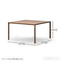 FREDERICIA（フレデリシア） / Piloti Wood Coffee Table（ピロッティウッドコーヒーテーブル） / Model 6720 / オーク材・ライトオイル仕上げ / 75×75