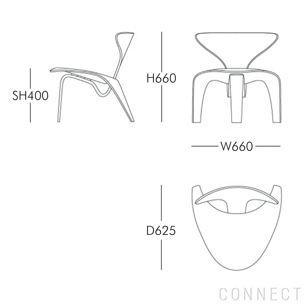 FRITZ HANSEN（フリッツ・ハンセン） / PK0 A（ピーケー0 A ） / オレゴンパイン / ラウンジチェア