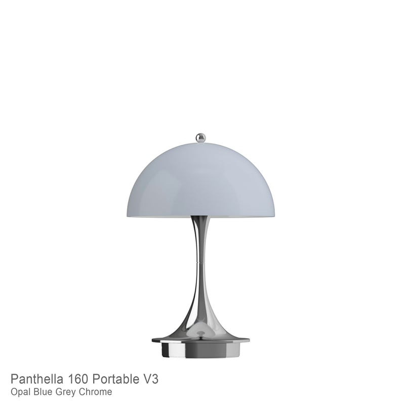 Louis Poulsen（ルイスポールセン） / Panthella 160 Portable V3（パンテラ 160 ポータブル） / オパール×クローム / テーブルランプ