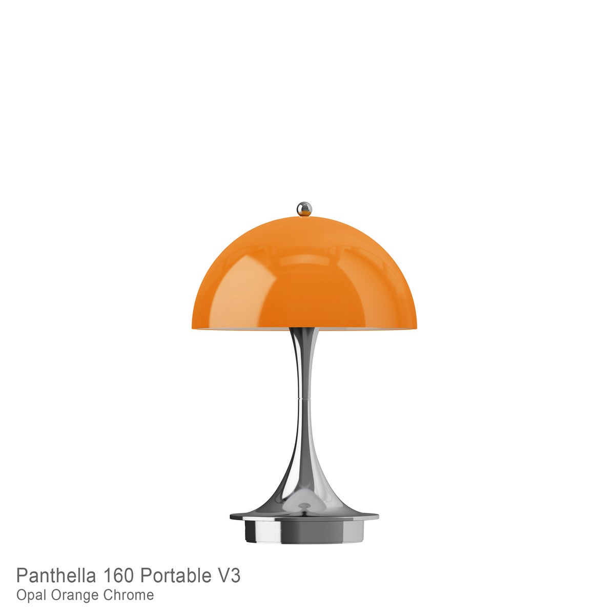 Louis Poulsen（ルイスポールセン） / Panthella 160 Portable V3（パンテラ 160 ポータブル） / オパール×クローム / テーブルランプ