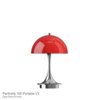 Louis Poulsen（ルイスポールセン） / Panthella 160 Portable V3（パンテラ 160 ポータブル） / オパール×クローム / テーブルランプ