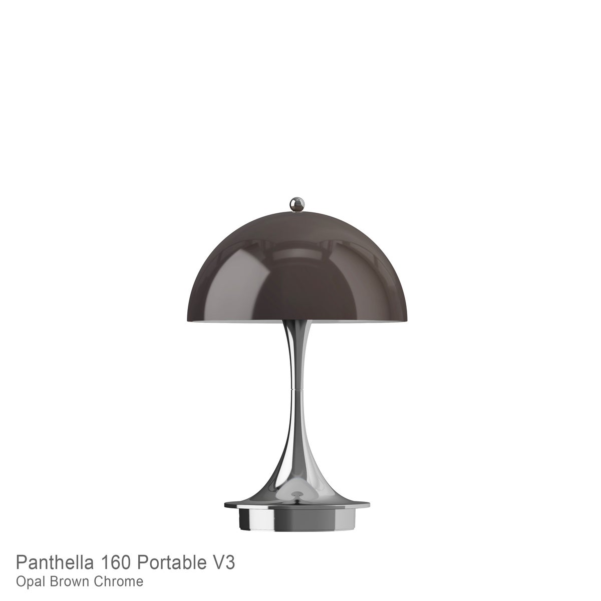 Louis Poulsen（ルイスポールセン） / Panthella 160 Portable V3（パンテラ 160 ポータブル） / オパール×クローム / テーブルランプ
