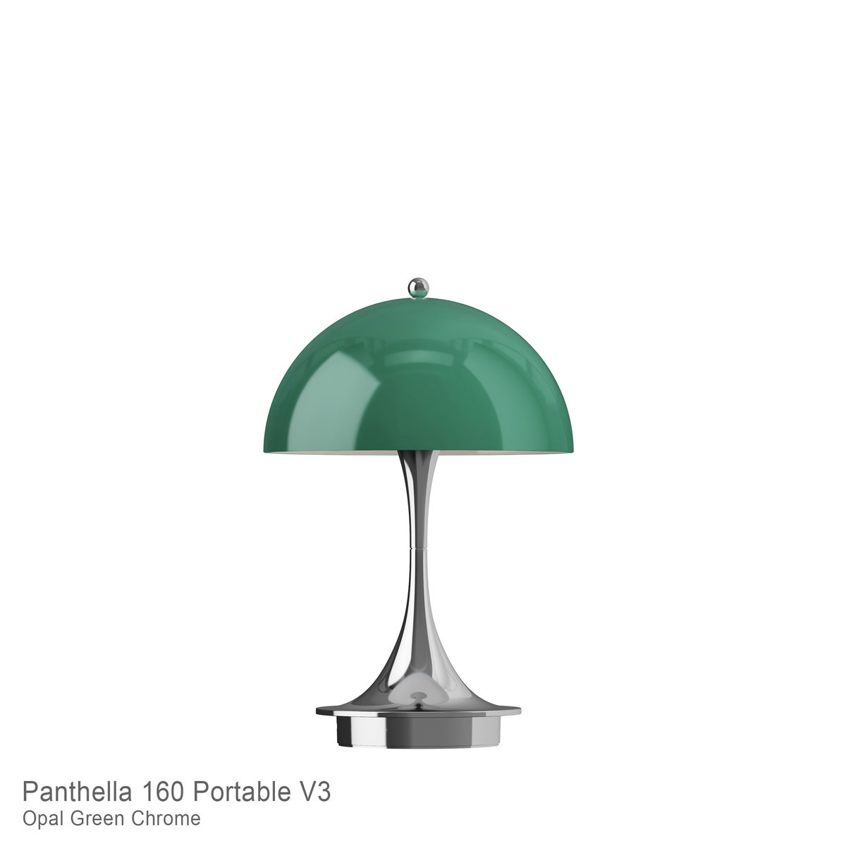 Louis Poulsen（ルイスポールセン） / Panthella 160 Portable V3（パンテラ 160 ポータブル） / オパール×クローム / テーブルランプ