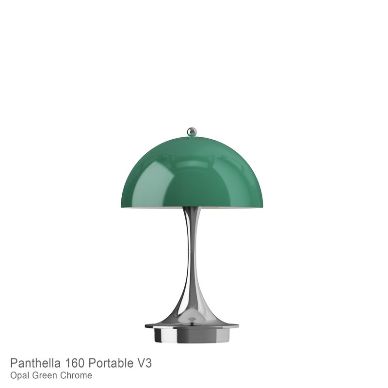 Louis Poulsen（ルイスポールセン） / Panthella 160 Portable V3（パンテラ 160 ポータブル） / オパール×クローム / テーブルランプ