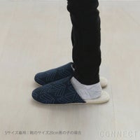 【数量限定】Kvadrat（クヴァドラ） / CONNECTオリジナルスリッパ / Stick Tree (スティックツリー) / ネイビー / Sサイズ