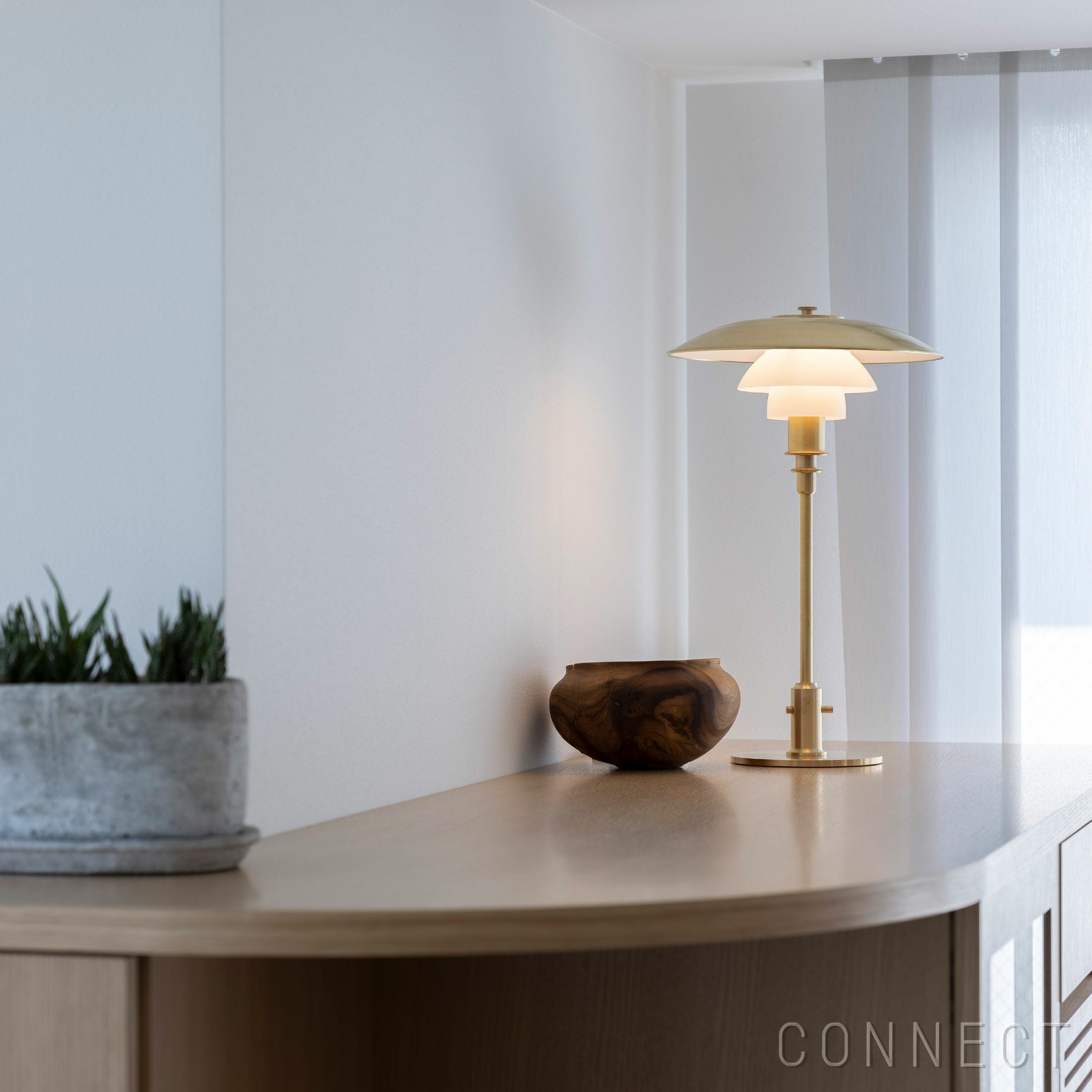 Louis Poulsen｜PH 3/2 Table Brass Opal Glass テーブルランプ