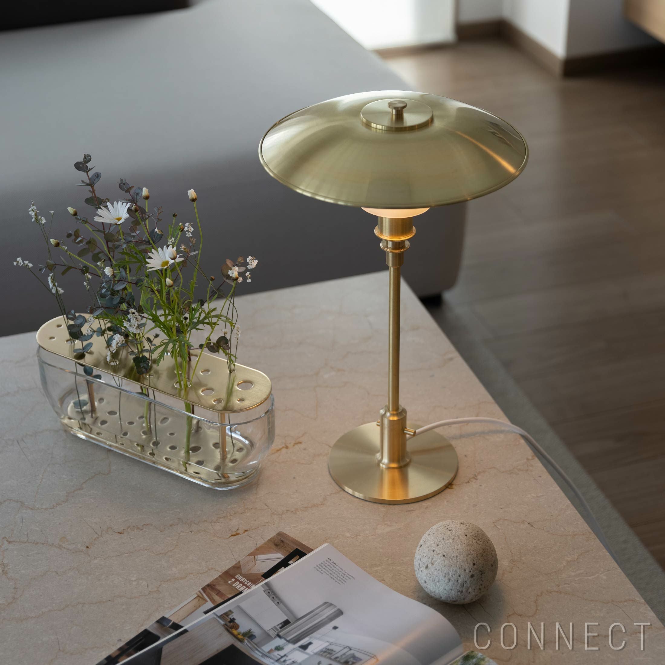 Louis Poulsen｜PH 3/2 Table Brass Opal Glass テーブルランプ