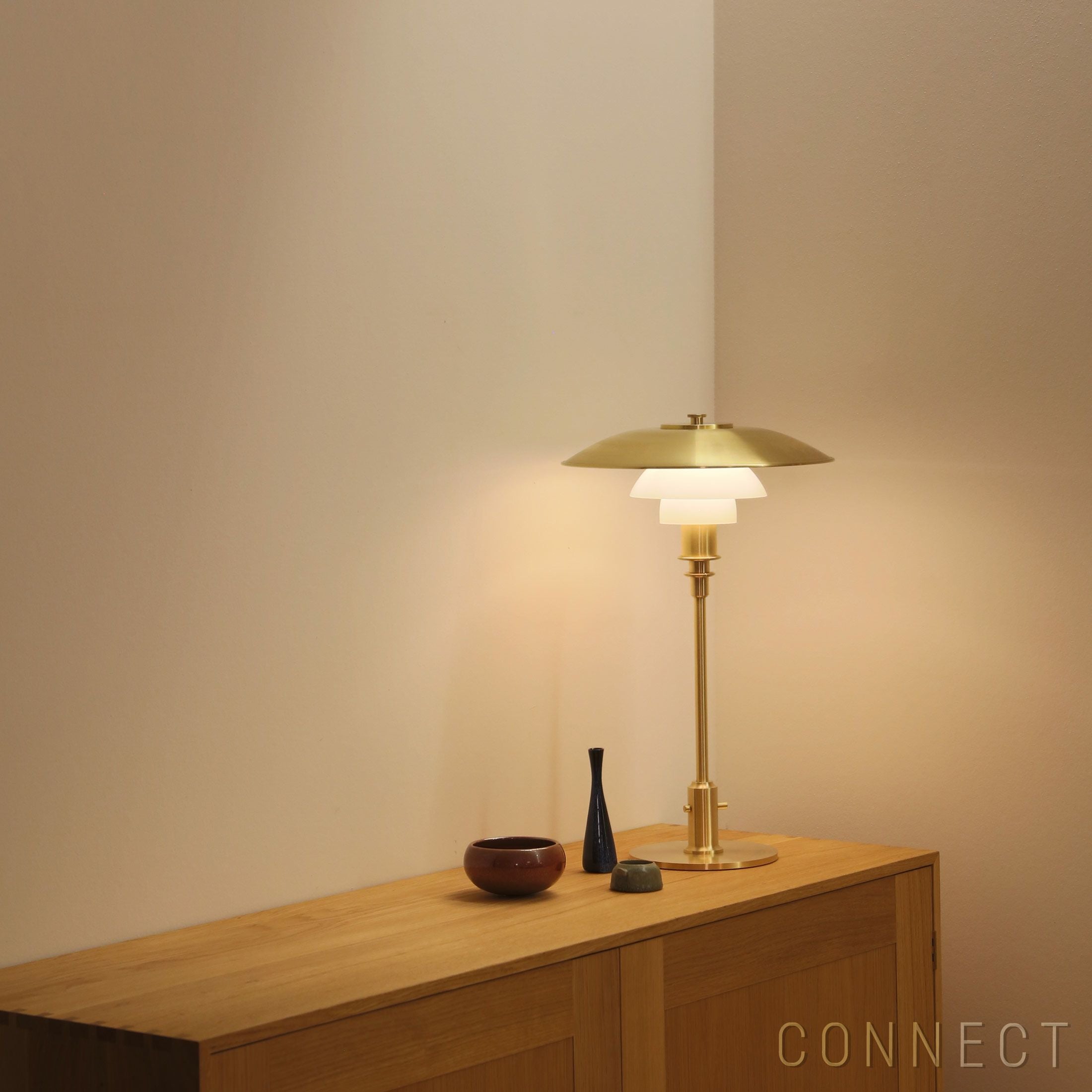 Louis Poulsen｜PH 3/2 Table Brass Opal Glass テーブルランプ