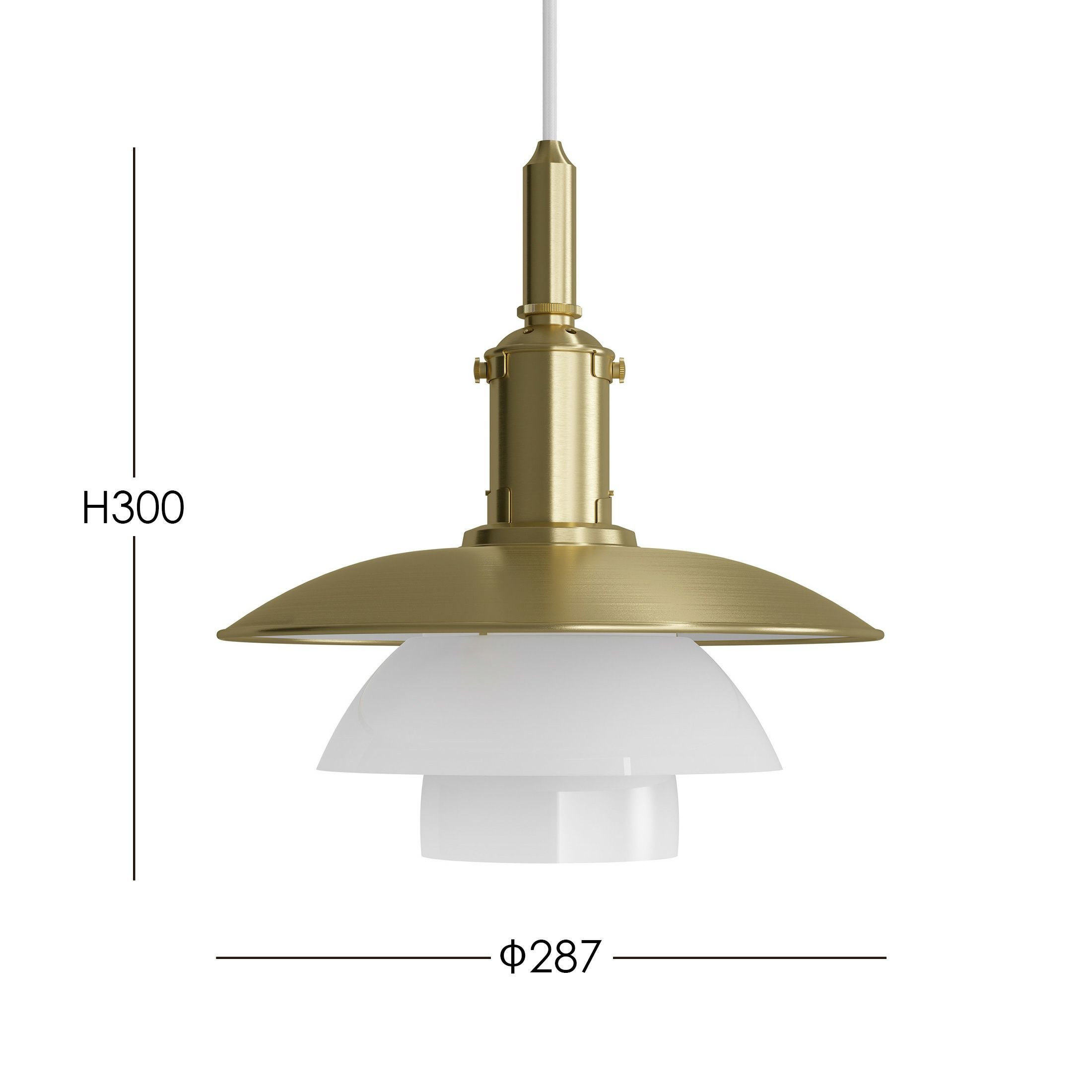 Louis Poulsen｜PH 3/3 Pendant ペンダントランプ｜ルイスポールセン