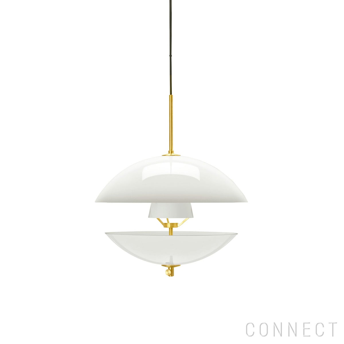 FRITZ HANSEN（フリッツ・ハンセン） / CLAM（クラム） / ペンダントランプ / オパールガラス / 真鍮（無加工） / φ440mm【要取付工事】