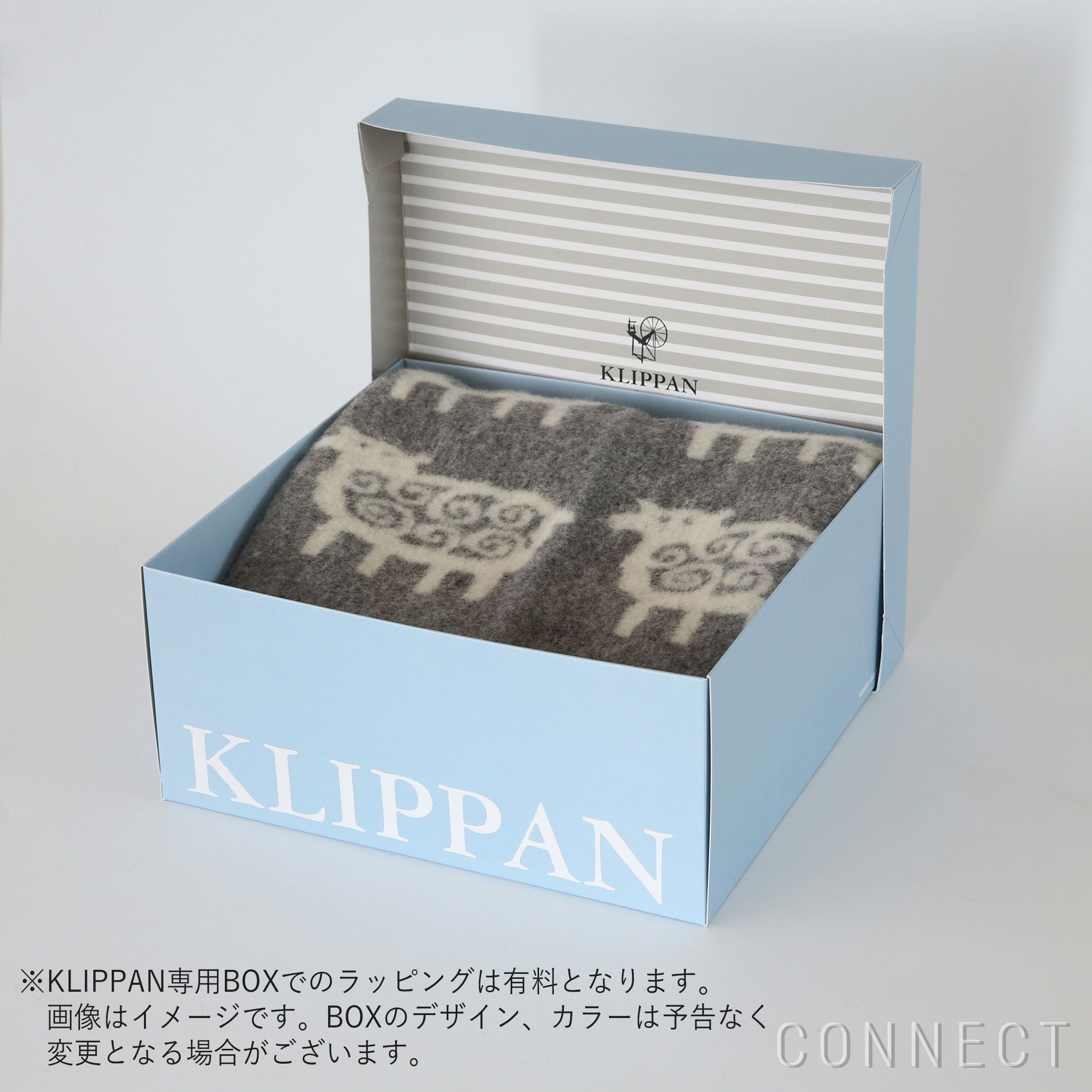 KLIPPAN（クリッパン） / ウールブランケット ワイルダネス グレー
