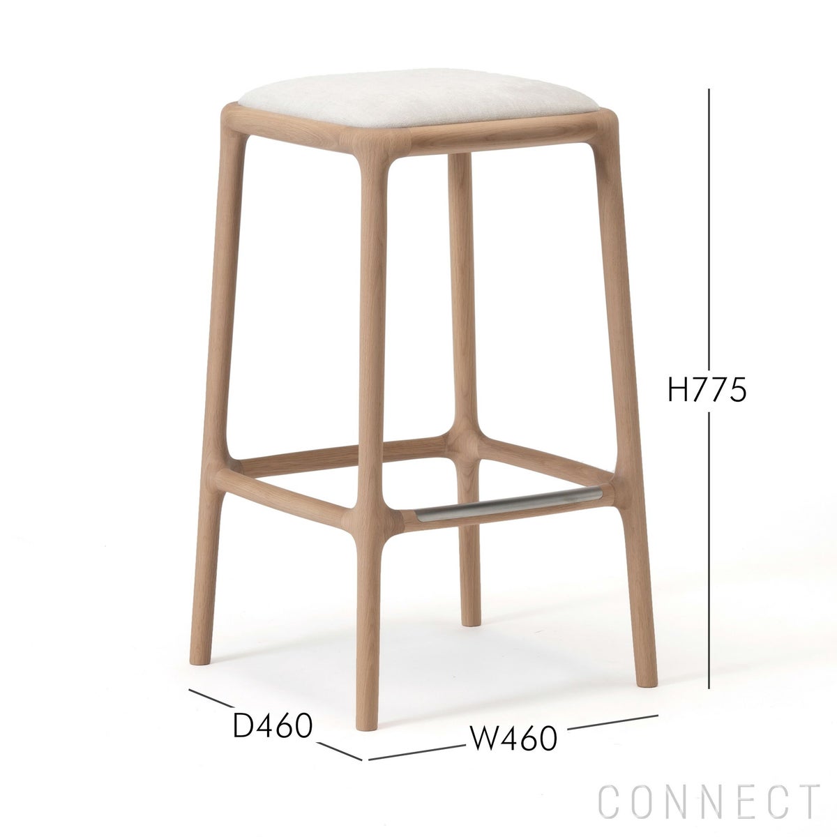 KARIMOKU CASE STUDY（カリモクケーススタディ） / FOSTER NF-BS01 / ノーマンバックレススツール / Maple 102（B917）