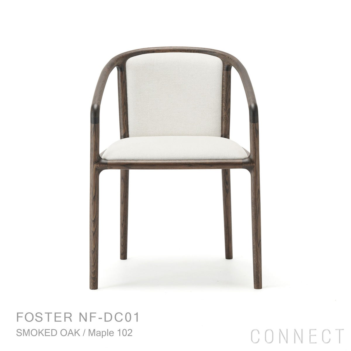 KARIMOKU CASE STUDY（カリモクケーススタディ） / FOSTER NF-DC01 / ノーマンダイニングチェア（肘付） / Maple 102（B917）