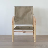 CARL HANSEN & SON （カール・ハンセン＆サン）/ KK47000 SAFARI CHAIR / アッシュ材・ホワイトオイル仕上げ / ナチュラルキャンバス