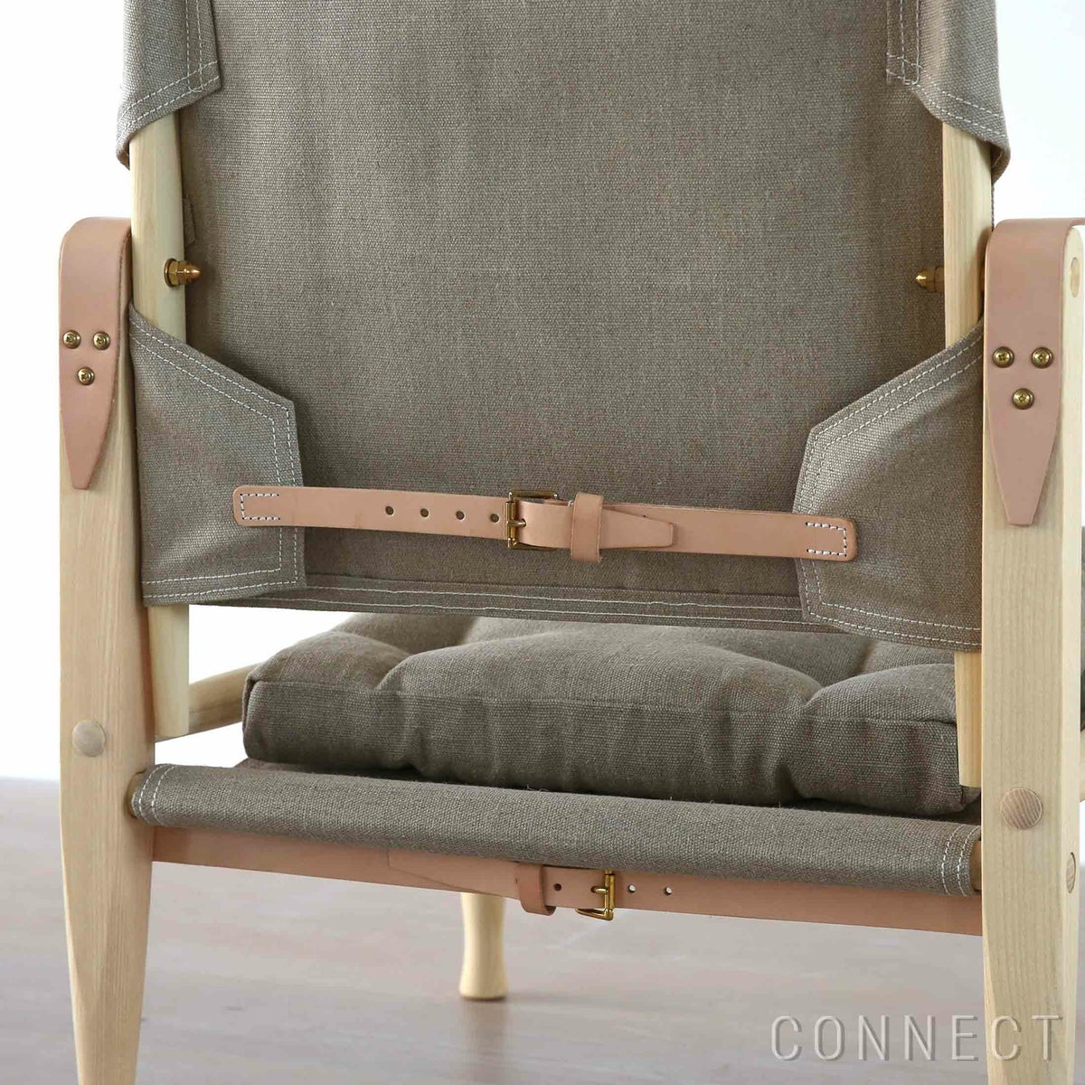 CARL HANSEN & SON （カール・ハンセン＆サン）/ KK47000 SAFARI CHAIR / アッシュ材・ホワイトオイル仕上げ / ナチュラルキャンバス