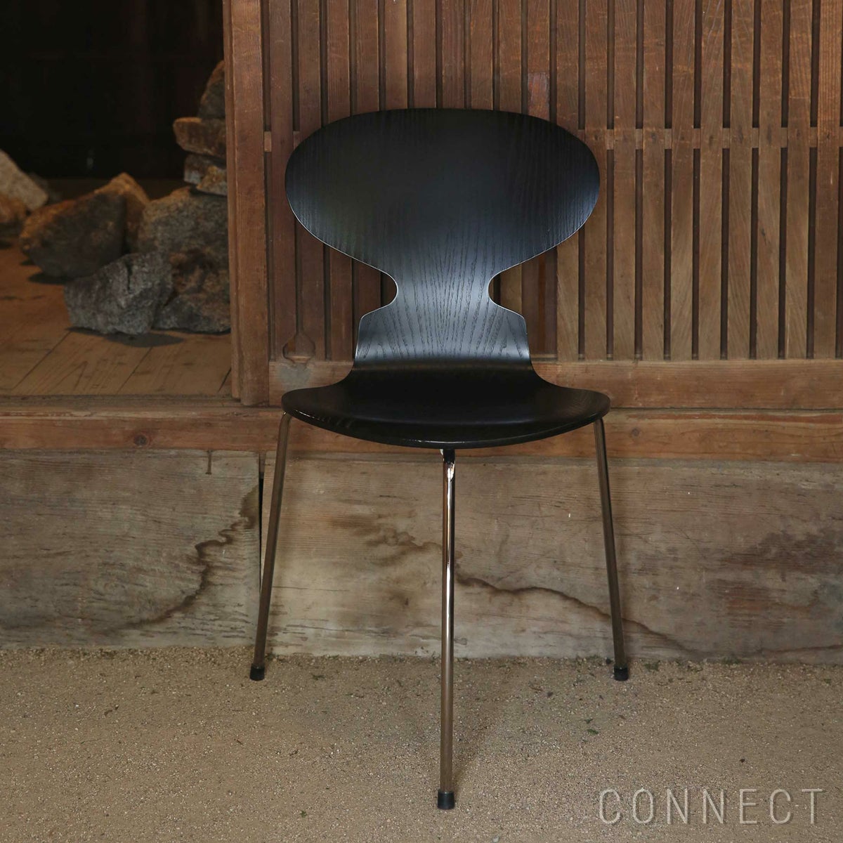 FRITZ HANSEN（フリッツ・ハンセン） / ANT（アリンコチェア） / ブラック / カラードアッシュ / 3本脚