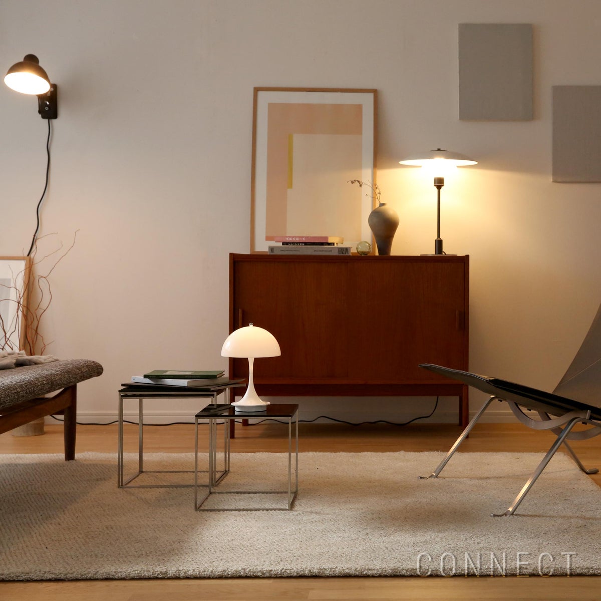 FRITZ HANSEN（フリッツ・ハンセン） / PK71 / ネストテーブル（3ピース） / ブラック / 28×28cm